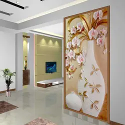Panel on the wall in the hallway in the interior