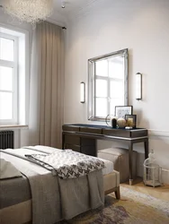 Bedroom design with console