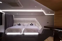 Спальни с подсветкой с фото