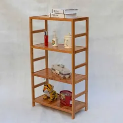 Этажерка для кухни из дерева фото