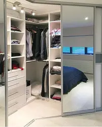 Spacious Wardrobe In The Bedroom With Photo