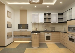 Corner U-shaped kitchens photos