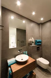 Suspended ceiling design lighting bathroom