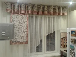 Шторы З Люверсамі Фота Для Кухні