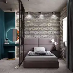 Wallpaper In Loft Style For Bedroom Photo Design