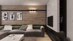 Living room laminate design