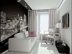 Teenage bedroom design 12 sq m