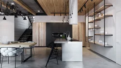 Metal In The Kitchen Interior Photo