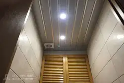 Фото потолков в туалет квартиры