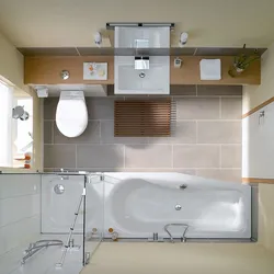 Bathroom design 5 sq m with window