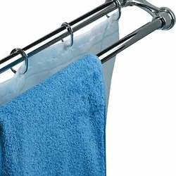 Curtain Rod For Bathroom Photo