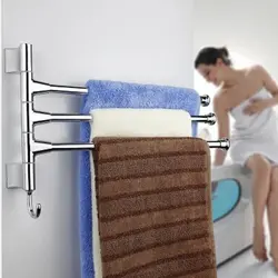 How to hang a towel in the bathroom photo
