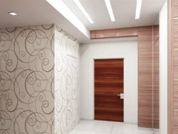 Decoration of the hallway with photo panels
