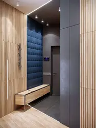 Decoration of the hallway with photo panels