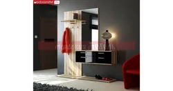 Müasir üslubda fotoşəkildə koridorda asma dəhlizlər