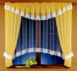 Sewing curtains for the kitchen photo