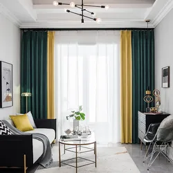 Curtains for the living room in a modern style 2023 in the interior photo