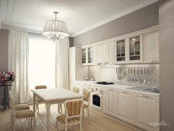 Kitchen interior light colors wallpaper