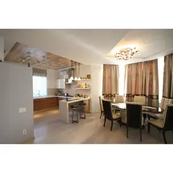 Kitchen studio in your home in the interior