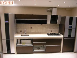 Прямой кухонный гарнитур дизайн кухни