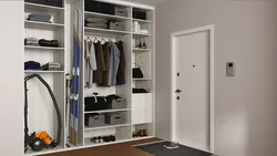 Wardrobes in the hallway in a modern style photo inside