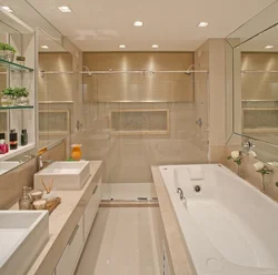 Rectangular bathroom photo