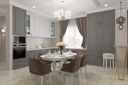 Neoclassical Kitchen Design Photo In The Interior