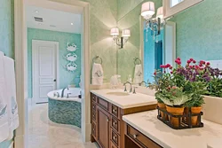 Bathroom mint interior