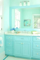 Bathroom mint interior