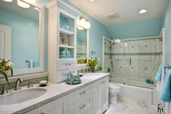 Bathroom mint interior