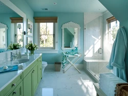 Bathroom mint interior