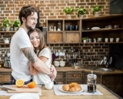 Photo Together In The Kitchen