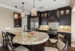 Tabletop in the living room interior photo