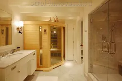 Interior bath with sauna