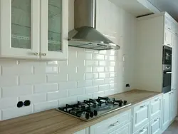 Apron in the kitchen interior real photos