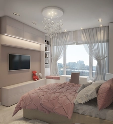 Bedroom 15 sq m with balcony photo