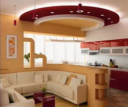 Тарҳи DIY ҳуҷраи меҳмонхона ошхона