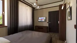 Темная дверь в спальне фото