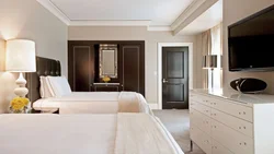 Dark Door In The Bedroom Photo