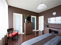 Dark Door In The Bedroom Photo