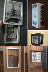 Дәліздегі фотосуреттегі қалқанды жабыңыз