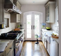 Kitchen two entrances photo
