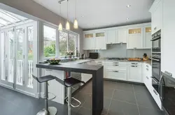 Kitchen letter p living room design