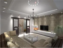 Design of a hall in a three-room apartment of a panel house