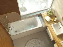 150 cm bathtub in the interior