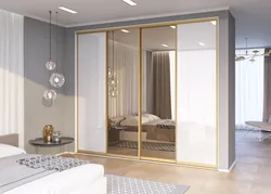 Types of wardrobes in the bedroom photo