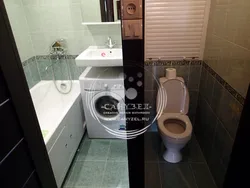 Bath and toilet connect photo in Khrushchev