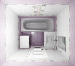 Bathroom design 180 by 180 cm