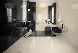 Porcelain tiles 60x60 in the bathroom design