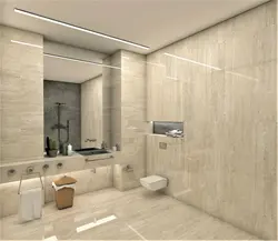 Ванна Бөлмесінің Дизайнындағы Фарфор Плиткасы 60X60